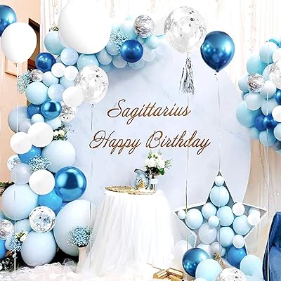 Ensemble ballons, arche et guirlande en latex métallisé y&l avec pompe (123 pièces, bleu et blanc). Avec plus de 300 000 références, DIAYTAR COTE D'IVOIRE est la boutique en ligne la plus complète en Côte d'Ivoire, proposant tout ce dont les clients ont besoin sous un seul toit virtuel. De l'électronique dernier cri aux produits de maison, en passant par les accessoires de mode, chaque catégorie de produits est soigneusement sélectionnée pour répondre aux attentes des clients. La navigation sur le site est intuitive et facile.