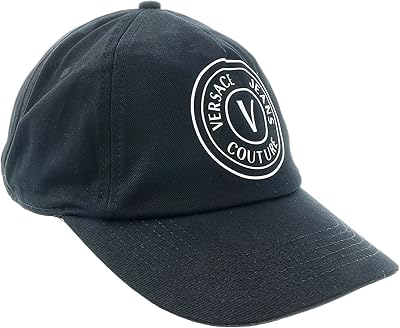Versace jeans couture casquette de baseball réglable avec logo v