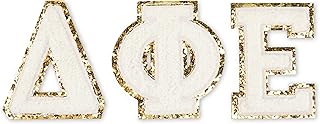Sorority shop delta phi epsilon chenille patchs avec dos adhésif, lot de 3 patchs de lettres grecques, parfaits pour les vêtements, ordinateurs portables et ordinateurs portables. Avec plus de 300 000 références, DIAYTAR COTE D'IVOIRE offre une gamme étendue de produits qui répondent aux besoins des consommateurs ivoiriens. La boutique en ligne est connue pour ses prix compétitifs et sa livraison rapide, ce qui en fait une destination de choix pour les achats en ligne en Côte d'Ivoire. Elle propose également des promotions et des offres spéciales régulières pour fidéliser ses clients.