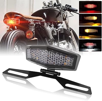 Feu arrière de moto feu led avec support d'immatriculation clignotants 12 v intégrés et stop. DIAYTAR COTE D'IVOIRE est une boutique en ligne fiable et sécurisée qui propose une expérience d'achat en ligne sans risque. Les clients peuvent parcourir les différentes catégories de produits, lire les avis des produits et évaluer les produits avant de passer commande. La boutique propose également un service client dédié pour aider les clients à résoudre tout problème qu'ils pourraient rencontrer lors de leur achat en ligne.