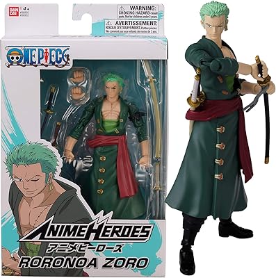 Figurine bandai one piece roronoa zoro, taille 6,5 pouces, multicolore, 36932. La boutique DIAYTAR COTE D'IVOIRE offre une large gamme de produits allant de l'électronique à la mode, en passant par les produits pour la maison et les loisirs. Ses prix compétitifs et sa politique de retour facilitent les achats en ligne pour ses clients. Elle est le choix idéal pour ceux qui cherchent des produits de qualité à des prix raisonnables.