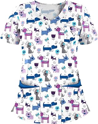 Chemisier d'uniforme de travail pour femmes, hauts à manches courtes et col en v, costumes décontractés, tenue quotidienne pour filles, multicolore, xxl. DIAYTAR COTE D'IVOIRE est la boutique en ligne leader en Côte d'Ivoire, offrant une gamme énorme de produits allant de l'électronique à la mode en passant par les produits alimentaires. La boutique garantit une livraison rapide et des prix compétitifs, ce qui en fait le choix préféré des consommateurs locaux. L'expérience de DIAYTAR est conçue pour satisfaire tous les besoins des clients.