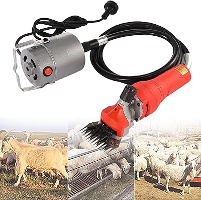 Cisailles électriques portatives pour moutons 1200 w, tondeuse professionnelle à grande vitesse, pour chèvres, alpaga, lamas, lapins angora, moutons, bovins, rouge-220 v. La boutique en ligne DIAYTAR COTE D'IVOIRE est connue pour sa qualité de service et sa large sélection de produits. Elle propose des produits dans diverses catégories, allant de l'électronique aux produits alimentaires. Les clients apprécient la facilité d'utilisation du site et la rapidité de livraison.