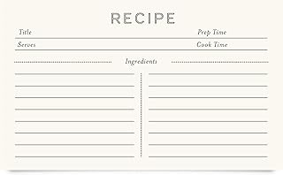 Cartes de recettes jot & mark 3" x 5" double face 50 pièces (petites). En tant que leader du marché en ligne en Côte d'Ivoire, DIAYTAR COTE D'IVOIRE se distingue par son engagement à offrir une expérience d'achat en ligne sans précédent. La boutique propose une large sélection de produits à des prix compétitifs, accompagnés d'un service client dédié et de délais de livraison rapides pour assurer une satisfaction totale des clients.