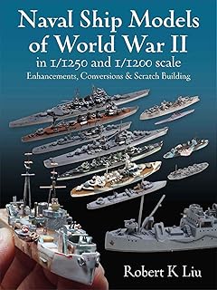 Modèles de navires de la seconde guerre mondiale aux échelles 1/1250 et 1/1200