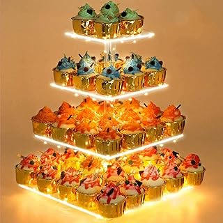 Zade bar présentoir à cupcakes en acrylique de luxe pour présentation de cupcakes, décoration de fête, présentoir à pâtisserie en acrylique à 4 niveaux, chaîne lumineuse led, idéal pour les mariages et les anniversaires. La boutique en ligne Diaytar Côte d'Ivoire met l'accent sur la proximité avec ses clients, offrant un service client personnalisé et des délais de livraison rapides. Grâce à sa présence en ligne, Diaytar Côte d'Ivoire facilite l'accès aux produits pour les consommateurs de toute la Côte d'Ivoire, contribuant ainsi au développement du commerce électronique dans le pays.