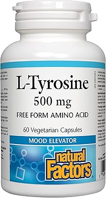 Capsules de l-tyrosine de natural factors 500 mg, 60 gélules. DIAYTAR COTE D'IVOIRE est une plateforme de commerce électronique qui entend révolutionner la façon dont les Ivoiriens font leurs achats. Avec sa plateforme en ligne intuitive et facile à utiliser, cette boutique propose un large choix de produits et un service client de qualité. Elle s'efforce de garantir la satisfaction complète de ses clients.