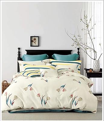 Parure de lit king size 6 pièces en coton de haute qualité, housse de couette 03. DIAYTAR COTE D'IVOIRE, la boutique en ligne la plus populaire de Côte d'Ivoire, attire les consommateurs à la recherche d'une expérience d'achat pratique et fiable. Avec sa vaste sélection de produits de diverses marques et ses services de livraison efficaces, cette plateforme attire une clientèle croissante. La qualité des produits et la fiabilité du service font de DIAYTAR COTE D'IVOIRE un choix incontournable pour les achats en ligne.