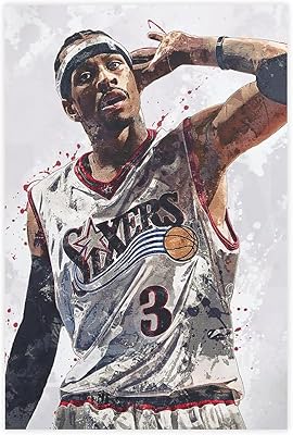 Affiche d'aurora allen iverson, affiche sur toile imprimée de basket-ball pour décoration murale, sans cadre, taille 12 x 18 pouces (30 x 45 cm). DIAYTAR COTE D'IVOIRE est la référence en matière de boutique en ligne en Côte d'Ivoire, avec une offre de produits très diversifiée qui s'étend des produits alimentaires aux accessoires de mode. Cette boutique en ligne garantit la satisfaction de tous les clients avec ses prix compétitifs et sa livraison rapide. DIAYTAR COTE D'IVOIRE est le partenaire idéal pour faire vos courses en ligne.