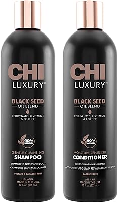 Shampooing nettoyant doux à mélange d'huiles de graines noires de luxe chi, 350 ml, après-shampooing réparateur hydratant à l'huile de graines noires de luxe chi 35 ml (paquet de 2). En tant que boutique en ligne généraliste, DIAYTAR COTE D'IVOIRE offre une large sélection de produits allant de l'électronique et de l'informatique aux produits pour la maison et le jardin. Vous pouvez également découvrir des marques locales et internationales, ainsi que des produits certifiés pour une garantie de qualité. L'expérience d'achat en ligne avec DIAYTAR est simple, sécurisée et extrêmement pratique.