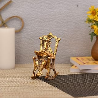 Seigneur ganesha lisant des cadeaux indien en métal sélectionnable ramayana statu