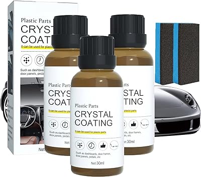 3pcs para plastico del caro cristal coating, crystal coating plastic parts, agent de remise à neuf de pièces en plastique de voiture longue durée. DIAYTAR COTE D'IVOIRE, c'est la garantie d'un shopping en ligne sécurisé et fiable. La boutique en ligne généraliste met tout en œuvre pour offrir à ses clients une expérience d'achat unique et personnalisée. Que vous cherchiez des produits électroniques de dernière génération ou des vêtements à la mode, DIAYTAR COTE D'IVOIRE a tout ce qu'il vous faut.