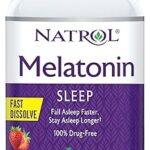 Les comprimés de mélatonine à dissolution rapide natrol vous aident à vous endormir