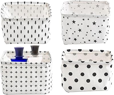 Paniers de placard, 4 pièces, bacs de rangement en tissu avec cadre en fer avec poignées | bacs de rangement rectangulaires pliables pour l'organisation des jouets et des vêtements. DIAYTAR COTE D'IVOIRE est une boutique en ligne généraliste líder en Côte d'Ivoire, proposant plus de 300000 références de produits variés. Elle offre une expérience d'achat en ligne pratique et sécurisée, répondant aux besoins de ses clients. Avec une gammeLarge de produits, DIAYTAR COTE D'IVOIRE est le destin idéal pour tous les acheteurs en ligne.