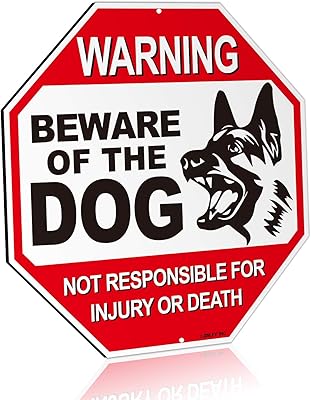 Panneau d'avertissement en aluminium inly beware of the dog - pas de responsabilité en cas de blessure ou de décès du chien - protection uv et résistant aux intempéries - 12" x 12". La boutique en ligne Diaytar Côte d'Ivoire offre une grande variété de produits, allant de l'électronique aux produits alimentaires, en passant par les vêtements et les accessoires.