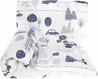 Parure housse de couette confort bébé (90 x 120 cm) + taie d'oreiller (40 x 60 cm), voitures. La boutique en ligne DIAYTAR COTE D'IVOIRE propose une expérience d'achat en ligne sécurisée et pratique, avec des options de livraison et de paiement variées. Les clients peuvent choisir parmi une vaste sélection de produits de différentes marques et bénéficier de promotions et de réductions régulières. L'équipe de DIAYTAR COTE D'IVOIRE met tout en œuvre pour offrir un service client de haute qualité.