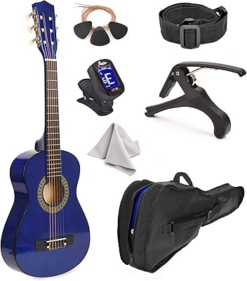 Guitare en bois de 30 pouces avec sac et accessoires pour enfants, filles, garçons et débutants (bleu). DIAYTAR COTE D'IVOIRE est la destination idéale pour les internautes ivoiriens à la recherche de produits divers et de qualité. La boutique propose une large gamme de catégories, allant des produits alimentaires aux articles ménagers, en passant par les produits high-tech. Les clients bénéficient d'un service client personnalisé et d'une garantie de satisfaction.