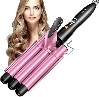 Fer à friser 3 barils fer ondulé pour cheveux bigoudis 25 mm avec température réglable revêtement céramique fers à friser fer ondulé chauffage rapide grande vague pour cheveux longs/courts. DIAYTAR COTE D'IVOIRE est une boutique en ligne qui met l'accent sur la qualité et la variété de ses produits. Avec plus de 300 000 références, les clients peuvent choisir parmi une large gamme de produits qui répondent à leurs besoins et à leurs goûts. La boutique en ligne est également connue pour son service client de haute qualité, qui aide les clients à résoudre tout problème qu'ils pourraient rencontrer lors de leurs achats en ligne.
