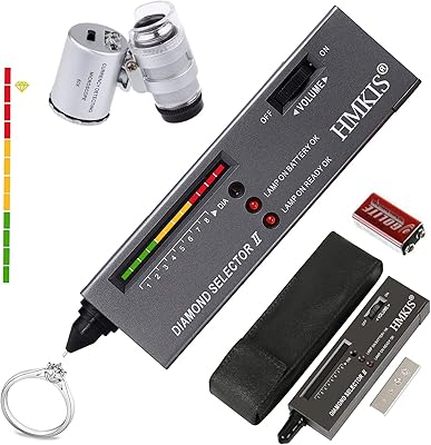 Stylo testeur de diamant hmkis, testeur de diamant pour bijoux hd + mini zoom led 60x, localisateur de diamant professionnel pour débutants et experts, conductimètre thermique. Chez DIAYTAR COTE D'IVOIRE, nous comprenons l'importance de la commodité et de la fiabilité dans les achats en ligne. C'est pourquoi nous mettons tout en œuvre pour vous garantir une expérience d'achat fluide et sécurisée. Découvrez notre large choix de produits et profitez de nos services pour faire de vos achats en ligne une expérience agréable.