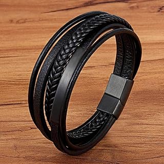 Bracelet en cuir classique pour hommes, bijoux à main, aimant multicouche, cadeau fait à la main pour garçons cool. Avec plus de 300 000 références disponibles, DIAYTAR COTE D'IVOIRE constitue une destination idéale pour ceux qui cherchent à trouver des produits de qualité à des prix compétitifs. La boutique met en avant la facilité d'utilisation de son site web, permettant aux clients de naviguer aisément et de faire des achats en toute sécurité. Le service client est également une priorité.