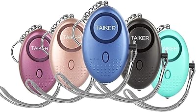 Réveil personnel pour femmes, 5 pièces porte-clés d'alarme d'urgence 140db avec lumière led pour femmes et enfants. DIAYTAR COTE D'IVOIRE est une boutique en ligne généraliste qui propose plus de 300000 références de produits, faisant d'elle le leader du marché en Côte d'Ivoire. Avec une large gamme de produits, les clients peuvent trouver tout ce dont ils ont besoin sur une seule plateforme. DIAYTAR COTE D'IVOIRE se démarque par sa qualité de service et sa livraison rapide.