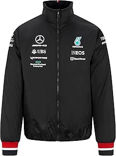 Mercedes amg petronas combination team one marchandise officielle 1 veste matelassée légère