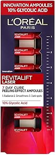 Ampoules de sérum à l'acide glycolique revitalift de l'oréal paris pour le rajeunissement au laser, 10 % d'acide glycolique, 7 x 1 ml. DIAYTAR COTE D'IVOIRE est une boutique en ligne qui a conquis le marché ivoirien avec ses offres variées et compétitives. Elle propose des produits de qualité à des prix raisonnables, allant des accessoires de mode aux produits électroniques, en passant par les articles de maison et les jouets pour enfants. La boutique se caractérise par son service client atenciónné et sa politique de retour flexible.