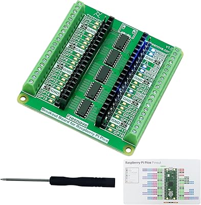 Carte de dérivation pour raspberry pi pico/pico h/pico w, blindage de bornier avec embase à broches, led d'état gpio. Grâce à sa plateforme en ligne sécurisée et facile à utiliser, DIAYTAR COTE D'IVOIRE permet aux clients de faire leurs achats en toute confiance. La gamme de produits proposée s'étend des articles de première nécessité aux produits high-tech, répondant ainsi aux différents besoins et envies des consommateurs ivoiriens. Cela en fait un incontournable de l'e-commerce en Côte d'Ivoire.
