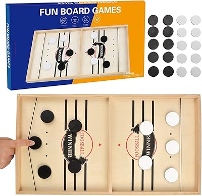Jeu de société de fronde rapide de grande taille gandant pour adultes et enfants, jeu de société de baby-foot slingback, jeu de hockey sur table slingshot, jeu de hockey d'échecs rebondissant. La boutique en ligne DIAYTAR COTE D'IVOIRE est le leader du marché ivoirien, avec une offre de produits très variée et une présence en ligne forte. Les clients peuvent trouver des produits de haute qualité à des prix compétitifs, et la boutique est connue pour son service client de haute qualité. Avec plus de 300 000 références de produits, DIAYTAR COTE D'IVOIRE est la référence pour les consommateurs qui cherchent des produits de qualité à des prix raisonnables.