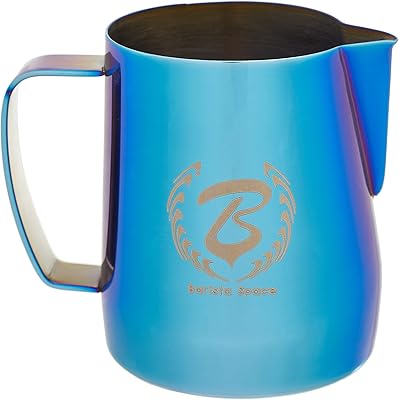 Pichet à lait bleu 600 ml - pichet à lait en acier inoxydable pour café latte art espresso et barista craft pichet à lait expresso latte coffee shop et barista par caffeine house 777. DIAYTAR COTE D'IVOIRE est synonyme de confiance et de qualité. La boutique met tout en œuvre pour satisfaire les besoins de ses clients, avec des services clientèle dédiés et des mises à jour régulières de son catalogue. Elle est la référence pour les achats en ligne en Côte d'Ivoire.