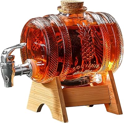Distributeur de boissons en verre, ensemble de carafe à whisky, distributeur de boissons