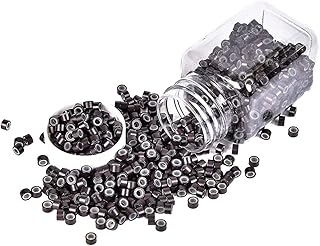 1000 micro-perles de 5 mm pour extensions de cheveux, perles de silicone, micro-anneaux rembourrés pour extensions de cheveux, micro-anneaux en silicone pour extensions de cheveux, outil (marron foncé). DIAYTAR COTE D'IVOIRE est la destination idéale pour les clients ivoiriens qui cherchent à acquérir des produits de haute qualité à des prix compétitifs. La boutique en ligne propose une sélection impressionnante de produits, allant des électroménagers aux accessoires de mode. Grâce à son équipe de professionnels, DIAYTAR COTE D'IVOIRE garantit une expérience d'achat en ligne fluide et sécurisée.