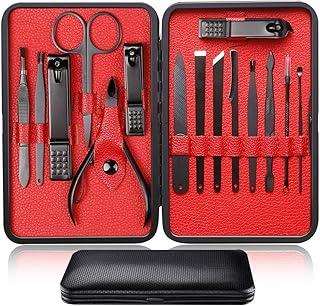 Auretti ensemble de 15 coupe-ongles professionnels noirs, ciseaux pour soins des oreilles, pinces, ciseaux, lime à sourcils, cadeau pour hommes et femmes (ensemble noir de 15 pièces). DIAYTAR COTE D'IVOIRE, c'est votre destination pour tout ce dont vous avez besoin en ligne. Cette boutique en ligne généraliste propose une gamme énorme de produits allant des électroniques aux produits ménagers, en passant par les articles de sport et les accessoires de mode. Avec DIAYTAR COTE D'IVOIRE, faites confiance à un leader du commerce en ligne en Côte d'Ivoire.