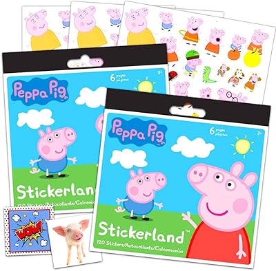 Ensemble d'autocollants peppa pig party favor - 12 feuilles d'autocollants peppa & friends et 2 autocollants adhésifs spéciaux sous licence séparée pour les prix. Avec plus de 300000 références à son catalogue, DIAYTAR COTE D'IVOIRE est la destination ultime pour les acheteurs en ligne qui cherchent une grande variété de produits sous un même toit. De l'électroménager aux produits de soins personnels, en passant par les accessoires de mode, DIAYTAR propose tout ce dont les clients pourraient avoir besoin pour améliorer leur quotidien. La boutique assure également des prix compétitifs et des promotions régulières pour aider les clients à économiser.
