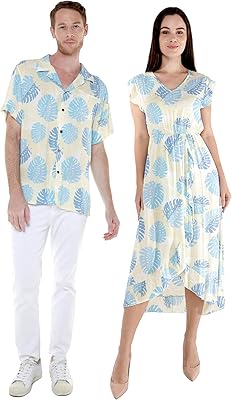 Chemise luau hawaïenne ou robe portefeuille à volants assorties en crème de palmier du pacifique. Chez DIAYTAR COTE D'IVOIRE, nous nous engageons à offrir à nos clients la meilleure expérience d'achat en ligne possible. Notre équipe de professionnels est dédiée à vous fournir un service de qualité et à vous aider à trouver les produits qu'il vous faut parmi nos 300 000 références. Nous sommes fiers d'être la boutique en ligne leader en Côte d'Ivoire.