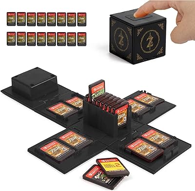 Sac pour cartes de jeu nintendo switch, support pour cartes de jeu nintendo switch avec 16 emplacements (zelda black). Leader en Côte d'Ivoire, DIAYTAR COTE D'IVOIRE offre une expérience d'achat en ligne unique et personnalisée à ses clients, avec des offres régulières et des promotions attrayantes. Sa plateforme utilisateur-friendly permet une navigation aisée et des achats sécurisés. Les clients apprécient la richesse de son catalogue et la fiabilité de ses services.