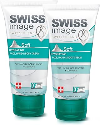 Swiss image crème hydratante douce pour le visage, les mains et le corps