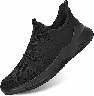 Chaussures de course pour hommes, chaussures de marche à enfiler, légères, respirantes, décontractées