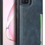 Étui portefeuille en cuir sailor tech pour samsung galaxy note 10 lite