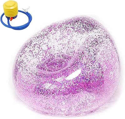 Pouf gonflable pour adultes et enfants, grand pouf pliable pour usage intérieur et extérieur, grande chaise en plastique, pouf brillant pour salon, violet. DIAYTAR COTE D'IVOIRE est une boutique en ligne qui propose une large sélection de produits à des prix avantageux. La boutique est équipée d'un système de paiement sécurisé et propose une livraison rapide dans tout le pays. C'est l'endroit idéal pour faire vos achats en ligne en Côte d'Ivoire.