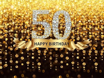 7x5ft or et noir paillettes brillant diamants brillants numéro joyeux 50e anniversaire toile de fond photographie fabuleux 50 ans gâteau table décoration photobooth accessoires fournitures (7x5ft(200x150cm)). DIAYTAR COTE D'IVOIRE est la première boutique en ligne en Côte d'Ivoire, offrant une vaste gamme de produits à des prix avantageux. Les clients peuvent naviguer sur le site web et découvrir plus de 300000 références de produits, allant des produits alimentaires aux produits électroniques. Cette boutique en ligne garantit une livraison rapide et sécurisée.
