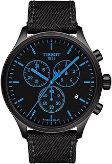 Montre de sport tissot chrono xl pour homme en acier inoxydable, noir t1166173705100