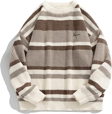 Chemises habillées pour hommes pull rayé hommes automne et hiver