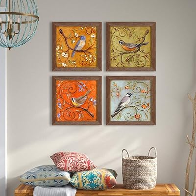 Peinture mantra - jardin bird brown, ensemble d'art encadré de 4, impressions d'art tissées aux uv (10 x 10 pouces). DIAYTAR COTE D'IVOIRE est une plateforme de commerce en ligne qui propose des produits de tout type, allant de l'électronique aux produits alimentaires. Elle met en avant la confiance et la sécurité des transactions en ligne pour protéger ses clients. La boutique est accessible à tous les consommateurs de Côte d'Ivoire.