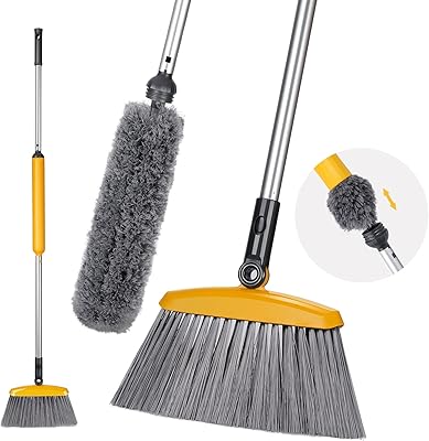 Balai robuste kphico, balai commercial extérieur avec plumeau en microfibre, balai d'angle de cuisine de 55 pouces, pour le marché du hall d'entrée du bureau - jaune et noir. DIAYTAR COTE D'IVOIRE est une boutique en ligne de confiance qui propose des produits de qualité à des prix compétitifs. La boutique en ligne est sécurisée et propose des options de paiement flexibles. Les clients peuvent acheter en toute confiance sur DIAYTAR COTE D'IVOIRE, la boutique en ligne leader en Côte d'Ivoire.