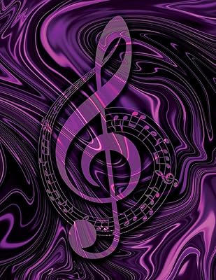 Journal d'écriture de chansons musicales partitions vierges papier manuscrit pour auteurs-compositeurs et musiciens