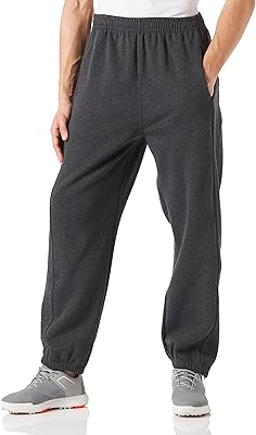Pantalon de survêtement à taille élastique avec cordon de serrage pour hommes, pantalon