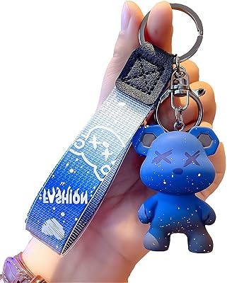 Porte-clés ours, porte-clés ours aux couleurs changeantes avec lanière tressée, accessoire de clé de voiture, cadeau unique, bleu, 1. DIAYTAR COTE D'IVOIRE, la boutique en ligne généraliste de référence en Côte d'Ivoire, propose une large gamme de produits avec plus de 300000 références. Cette boutique en ligne est devenue la destination préférée des Ivoiriens pour leurs achats en ligne.