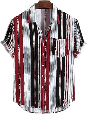 Uscaa funky shirts for men chemise à rayures colorées pour hommes avec chemise de poche. Diaytar Côte d'Ivoire, leader incontournable de la vente en ligne, offre une gamme incroyable de produits pour répondre à vos besoins quotidiens. Avec plus de 300 000 articles disponibles, vous trouverez tout ce dont vous avez besoin en un seul endroit. De la maison à la mode, Diaytar est le partenaire idéal pour vos achats en ligne.