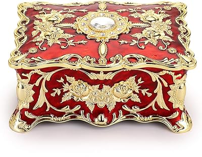 Grande boîte à bijoux rouge classique hippie. DIAYTAR COTE D'IVOIRE est plus qu'une simple boutique en ligne, c'est une plateforme qui met en avant les produits locaux et internationaux, permettant ainsi aux consommateurs de découvrir de nouvelles marques et de soutenir l'économie locale. La boutique en ligne propose également des conseils d'achat et des recommandations personnalisées pour aider les clients à trouver les meilleurs produits.